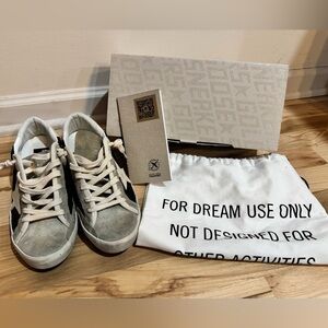 Golden Goose Superstar Glitter upper suede toe Vintage GMF00587